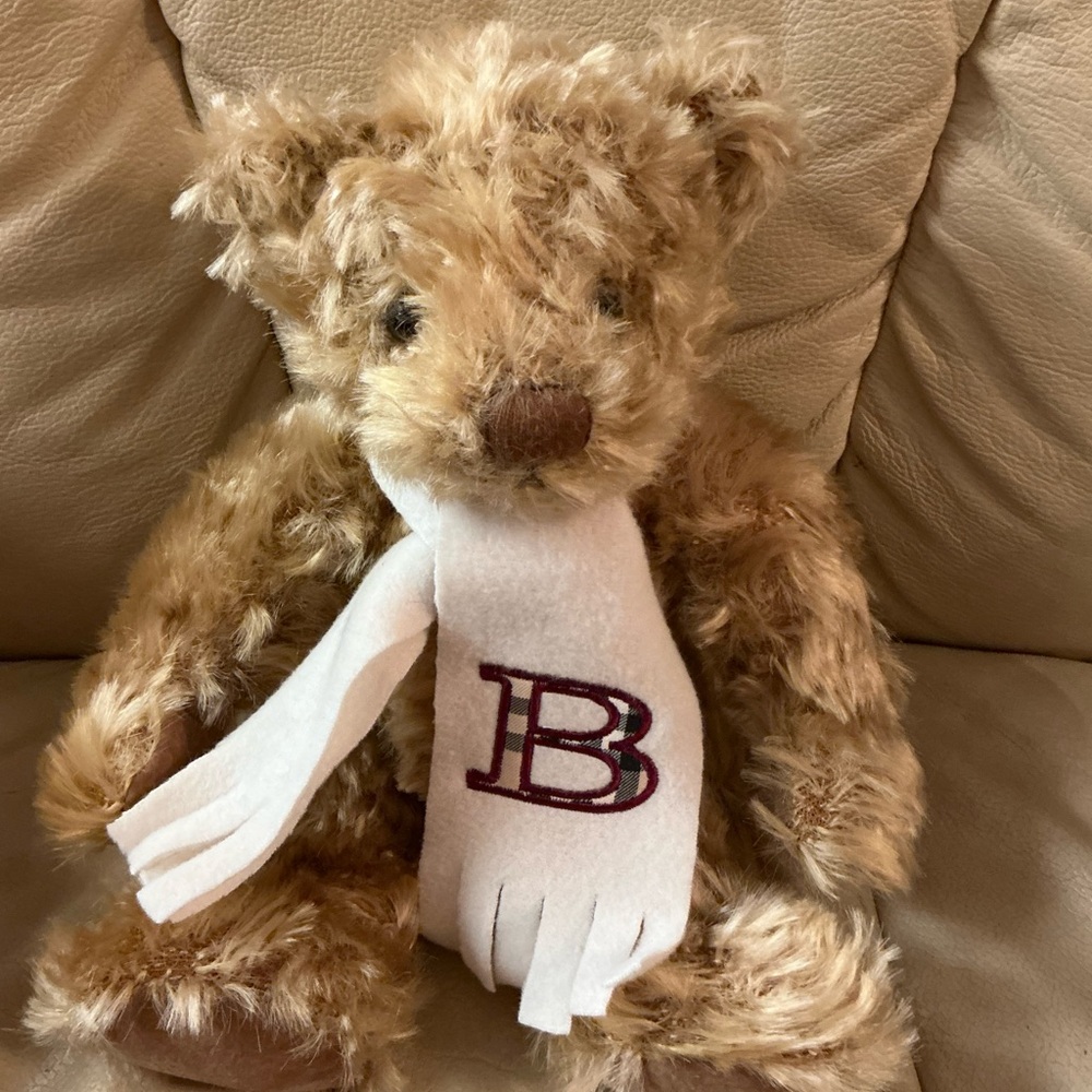 Vtg Burberry Fragrance promotional teddy bear